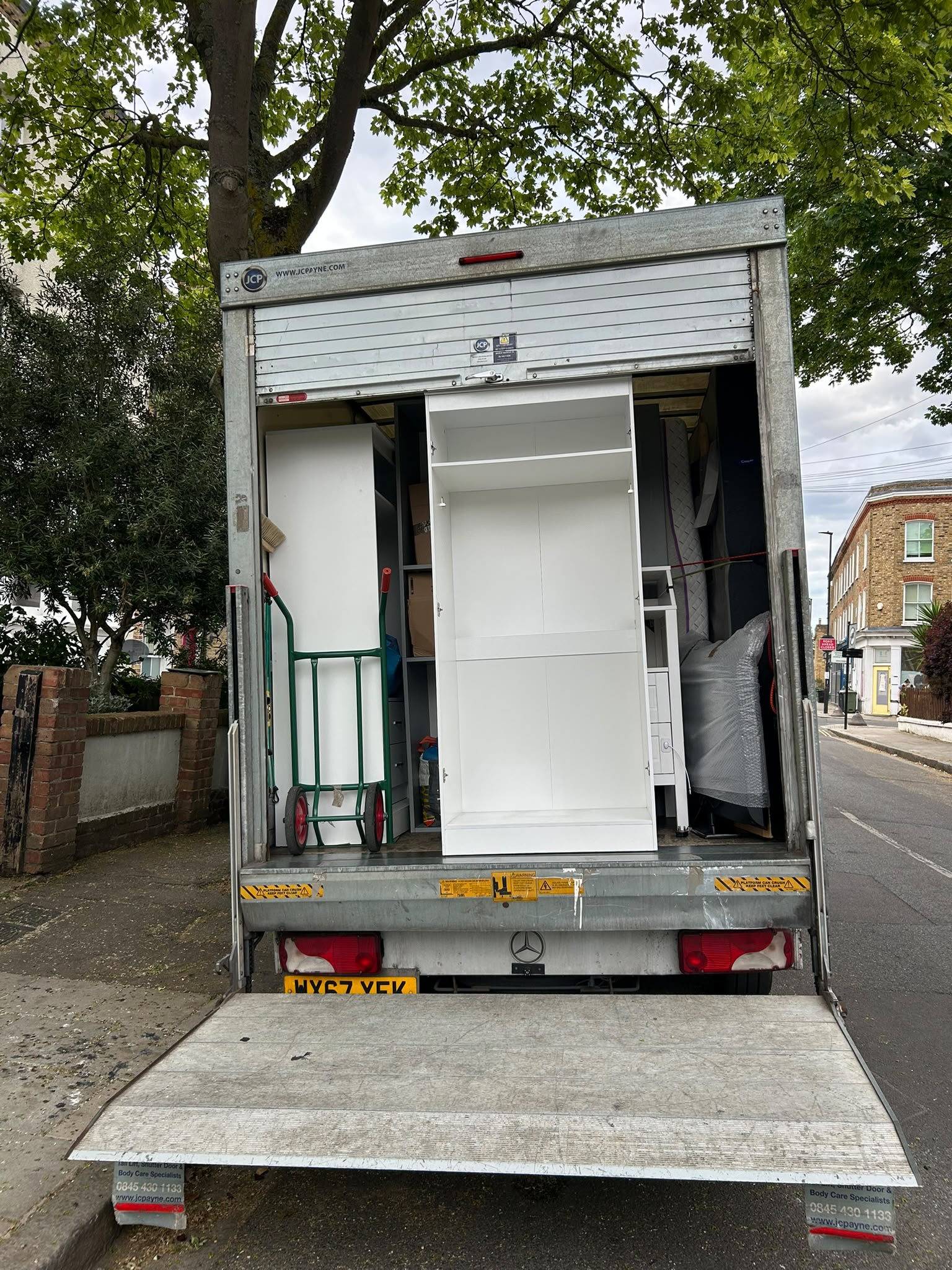 Parking and access planning for a South Wimbledon house move